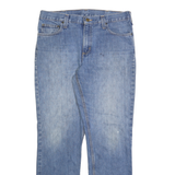 CARHARTT Mens Jeans Blue Regular Straight Denim Medium W34 L32 Workwear Casual
