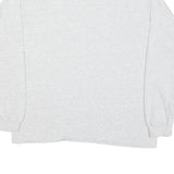 SPELCOR Mens Grey Deer Valley Graphic T-Shirt L Long Sleeve Crew Neck Cotton