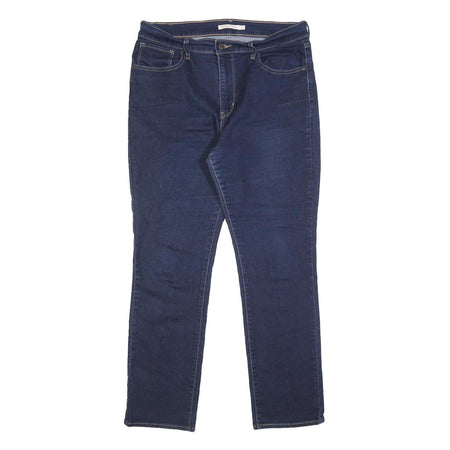 LEVI'S 724 Womens Jeans Blue Regular Straight Denim Medium Wash W32 L30