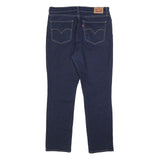 LEVI'S 724 Womens Jeans Blue Regular Straight Denim Medium Wash W32 L30