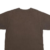 HARD ROCK CAFE Mens Brown London Graphic T-Shirt L Short Sleeve Crew Neck