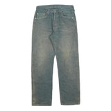 LEVI'S 501 Mens Jeans Blue Regular Straight Denim W32 L30 Classic Button Fly