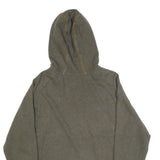 TIMBERLAND Womens Grey & Yellow Full Zip Hoodie M Cotton Blend Casual Sweatshirt