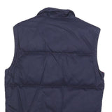 CASSIN Womens Navy & Red Puffer Jacket S Polyester Blend Zip Block Colour