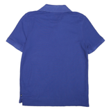 NAUTICA Mens Blue Classic Fit Short Sleeve Cotton Polo Shirt M Performance Deck