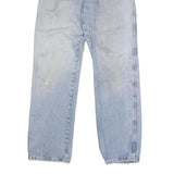 DICKIES Mens Regular Fit Light Blue Denim Jeans W32 L31 Button Closure Classic
