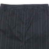 GUESS Womens Black Pinstripe Pencil Knee Length Woven Skirt M Formal Work