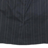 GUESS Womens Black Pinstripe Pencil Knee Length Woven Skirt M Formal Work