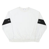 CHAMPION Mens Black Pullover Crew Neck Sweatshirt L Regular Fit Jersey Polyester