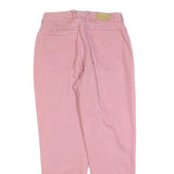 LEE Womens Pink Regular Fit Straight Denim Jeans W29 L28 Casual Cotton Blend
