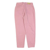 LEE Womens Pink Regular Fit Straight Denim Jeans W29 L28 Casual Cotton Blend