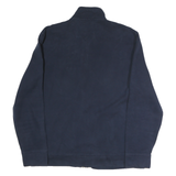 CALVIN KLEIN Mens Navy Blue Cotton Zip Jacket L Casual Comfort Everyday Wear