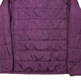 THE NORTH FACE Womens Purple Jacket L Polyester Blend Zip Lightweight Outdoor
