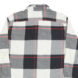 LEVI'S Mens Black & White Check Shirt L Cotton Blend Long Sleeve
