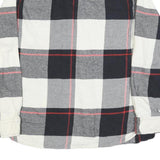 LEVI'S Mens Black & White Check Shirt L Cotton Blend Long Sleeve