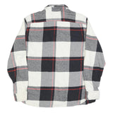 LEVI'S Mens Black & White Check Shirt L Cotton Blend Long Sleeve
