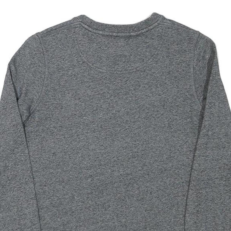 KENZO Mens Grey Cotton Blend Crew Neck XS Embroidered Tiger Sweatshirt