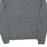 KENZO Mens Grey Cotton Blend Crew Neck XS Embroidered Tiger Sweatshirt