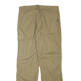 LAFUMA Mens Cotton Blend Beige Regular Straight Trousers W33 L32 Casual Outdoor