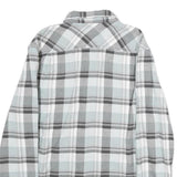 VANS Mens Blue & Grey Check Shirt M Long Sleeve Cotton Casual Button Up