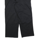 DICKIES Mens Cotton Blend Black Regular Fit Straight Leg Trousers W38 L30