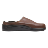 TATAMI Clog Shoes Brown Leather Mens UK 7