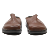TATAMI Clog Shoes Brown Leather Mens UK 7