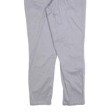 CALVIN KLEIN JEANS Womens Cotton Blend Grey Slim Slim Leg Trousers W32 L26