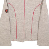 SPIETH & WENSKY Womens Beige Wool Button Jacket UK 12 Plain Classic Tailored