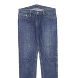 LEVI'S 501CT Womens Jeans Blue Regular Straight Denim Medium W30 L30 Classic Zip