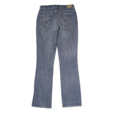 LEVI'S Womens Blue Regular Straight Denim Medium W28 L30 Zip Jeans