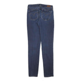 LEVI'S Womens Slim Blue Jeans Denim Medium W26 L30 Stretch Crop
