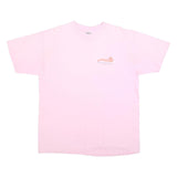 ONEITA Mens Pink XL Short Sleeve Crew Neck Rancho La Puerta Graphic T-Shirt