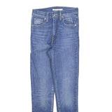 LEVI'S Womens Slim Blue Skinny Denim Medium W25 L27 Zip Cotton Blend Jeans
