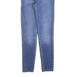 LEVI'S Womens Slim Blue Skinny Denim Medium W25 L27 Zip Cotton Blend Jeans