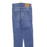 LEVI'S Womens Slim Blue Skinny Denim Medium W25 L27 Zip Cotton Blend Jeans