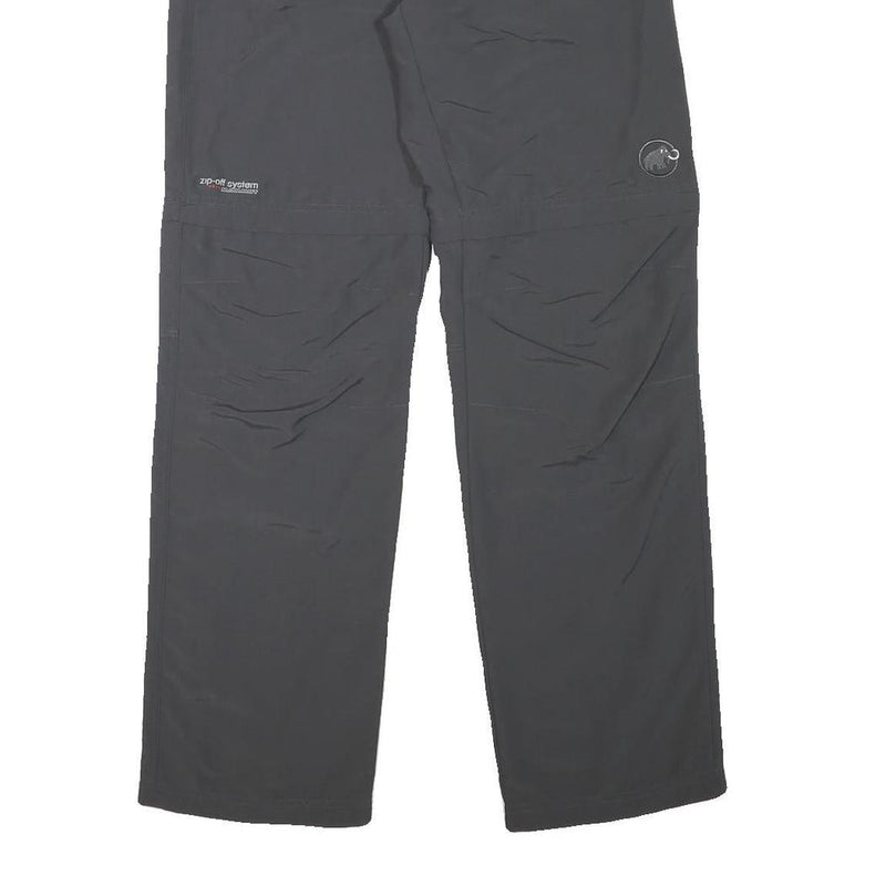 MAMMUT Womens Polyester Blend Black Regular Straight Trousers W31 L31 Outdoor