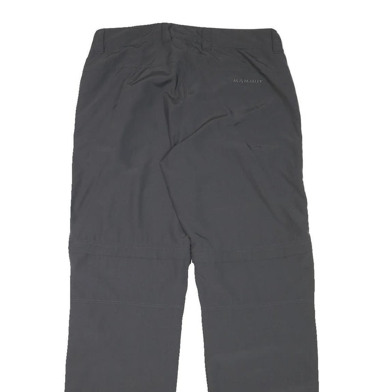 MAMMUT Womens Polyester Blend Black Regular Straight Trousers W31 L31 Outdoor