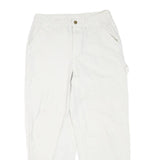 CARHARTT Womens Cotton Blend White Regular Straight Trousers W28 L26 Workwear