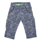 RAIMBOW Mens Shorts Blue Camouflage Cargo L W32 Cotton Blend Casual