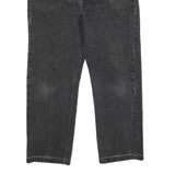 LEVI'S 505 Mens Jeans Black Regular Straight Denim Medium W36 L27 Classic Fit