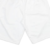 NIKE Mens White & Black Sports Casual Shorts M W28 Logo Tape