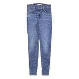 LEVI'S 720 Womens Jeans Blue Slim Skinny Denim Medium W26 L30 Zip