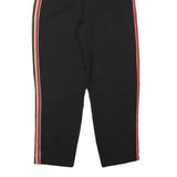 & OTHER STORIES Womens Polyester Blend Black Relaxed Trousers W27 L25 Striped