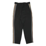 & OTHER STORIES Womens Polyester Blend Black Relaxed Trousers W27 L25 Striped