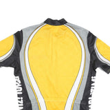 PEARL IZUMI Mens Yellow & Grey Cycling T-Shirt M Short Sleeve Crew Neck