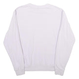 FILA Womens White Crew Neck XL Vintage Logo Cotton Blend Sweatshirt Pullover