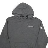 THE NORTH FACE Mens Grey Hoodie L Cotton Blend Pullover Hooded Sweatshirt