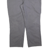 CARHARTT Mens Cotton Blend Grey Relaxed Fit Straight Leg Trousers W44 L32
