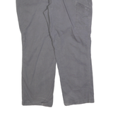 CARHARTT Mens Cotton Blend Grey Relaxed Fit Straight Leg Trousers W44 L32